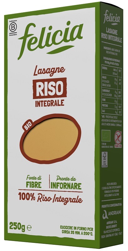 lasagne RISO INTEGRALE